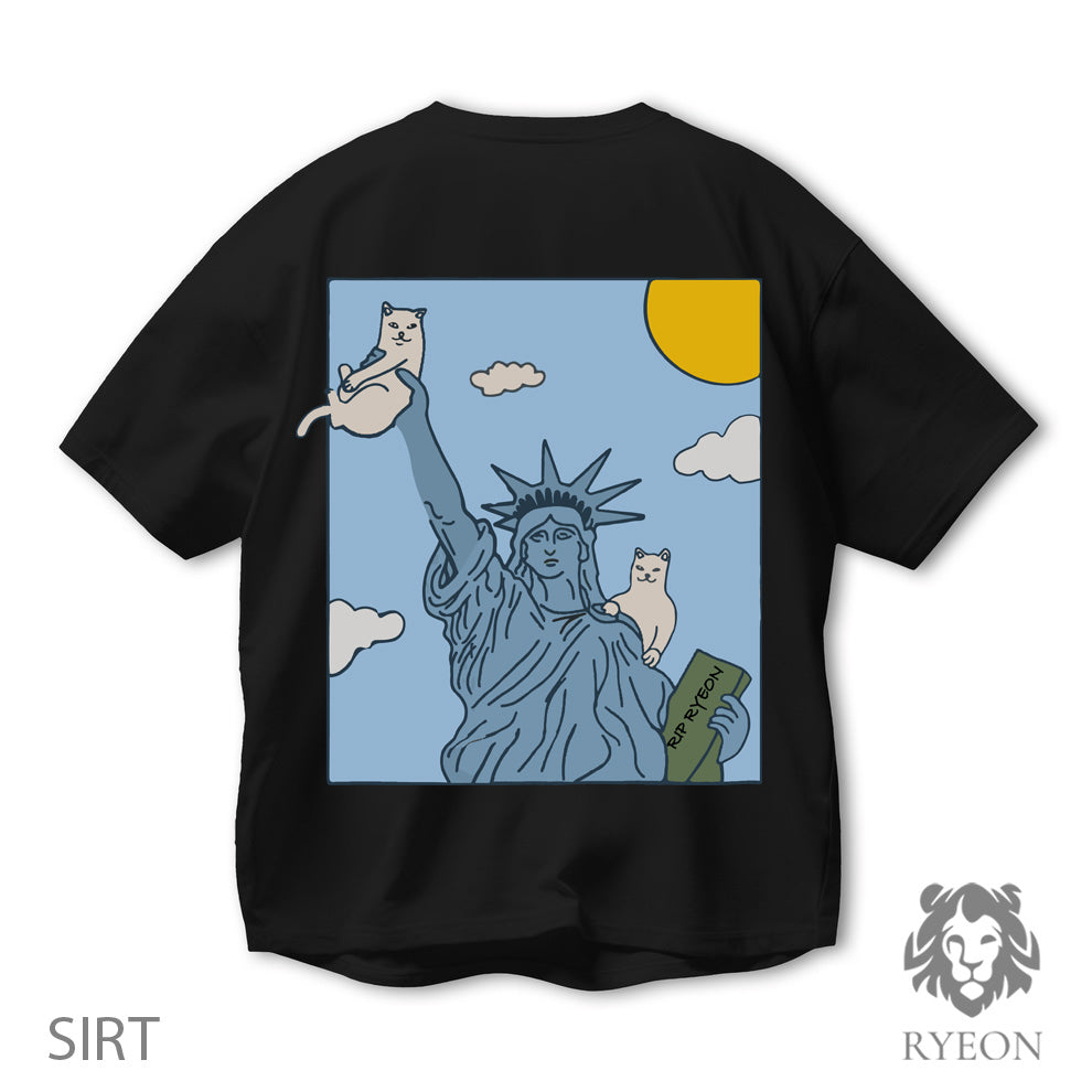 Freedom Cats Oversize T-Shirt